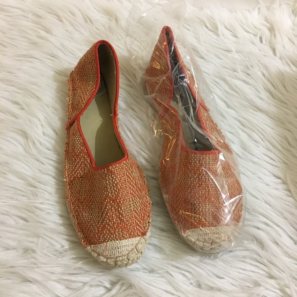 Anthropologie Gee Wawa Orange Pixie Espadrille - Picture 3 of 8